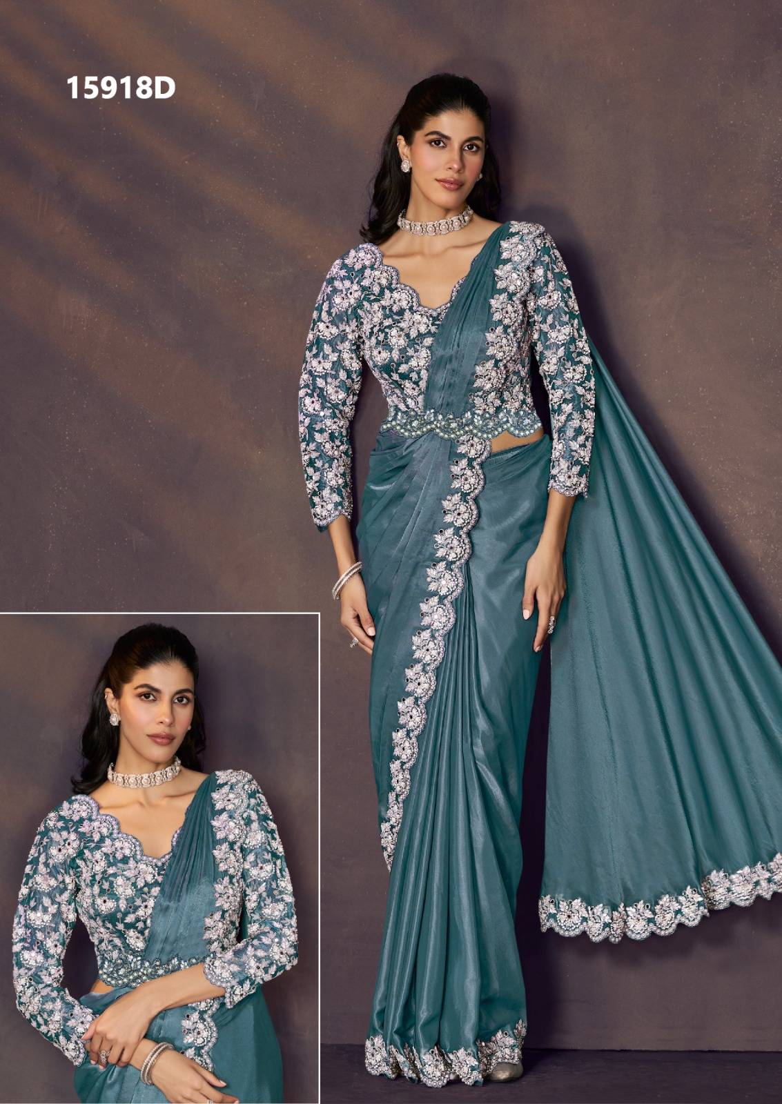 MOHMANTHAN ODYSSEY 15900 by Mahotsav 15907 to 15920 Series Indian Traditional Wear & Occasional Stitched Sarees At Wholesale Price